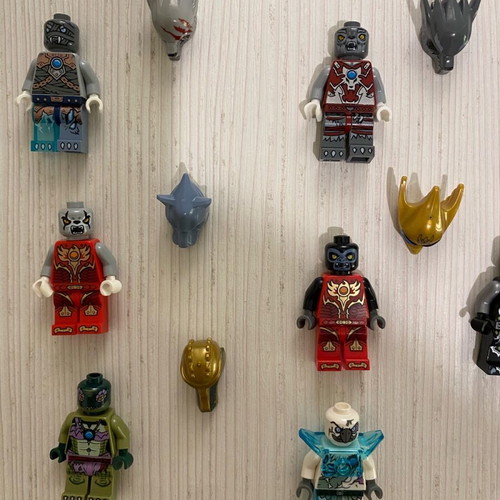 Lego Chima figures and accessories used collection