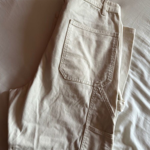 Carpenter H&M pants beige like new, size L-XL