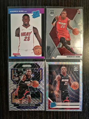 Kendrick Nunn cards like new, lot of 4