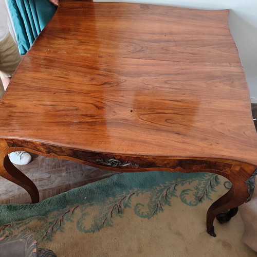Antique desk that opens into table, 1.10x0.60 m