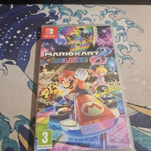 Nintendo Switch OLED Mario edition σαν καινούργιο με Mario Kart 8 και αξεσουάρ
