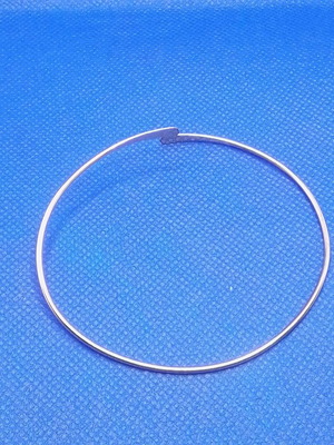 Metal bracelet open handcuff used