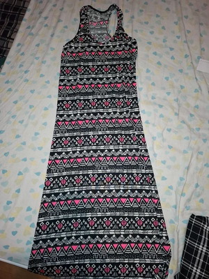 Long summer dress, size S, very stretchy