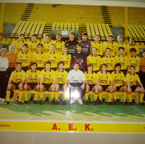 Αφίσα ΑΕΚ 1990-1991 Ποδόσφαιρο (35x50cm)