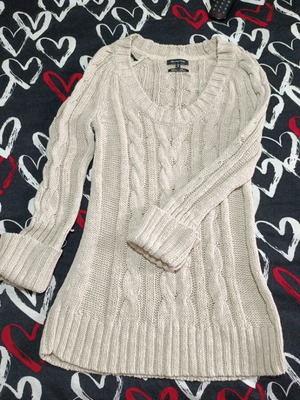 Πλεκτή μπλούζα Massimo Dutti μεταχειρισμένη, μέγεθος S, μπεζ