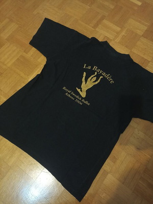 T shirt jingham Athens 2006 used, black, size L