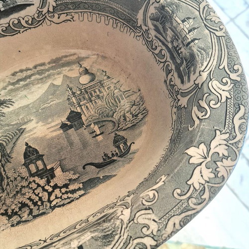 Vintage English Ceramic Platter by William Lowe, like new