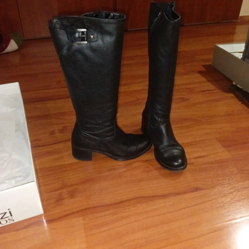 Bournazos tall leather boots like new size 37 black