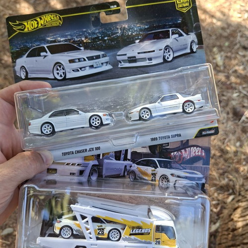 Hot Wheels Team Transport 2026 Legends Tour '24 Honda Civic Type-R και 2-pack Chaser + Supra