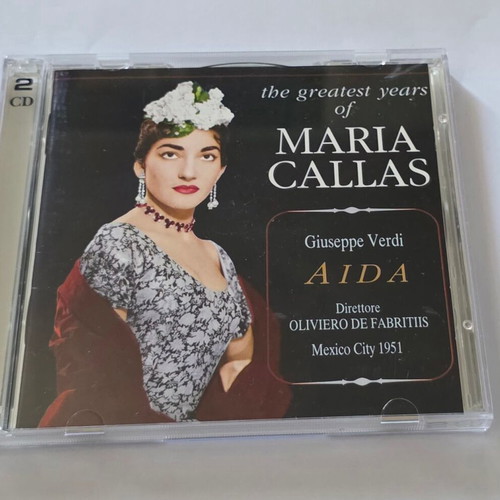 The Greatest Years Of Maria Callas Aida 2-CD set used, classical