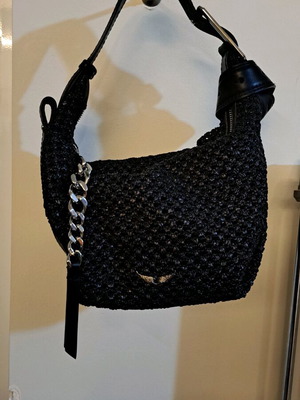 ZADIQ AND VOLTAIRE Le Cecilia τσάντα καινούργια, χειρός, μαύρη