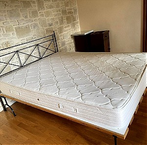 Κρεβάτι διπλο με στρώμα