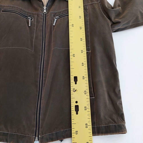 Milestone men's lightweight jacket like new, brown medium