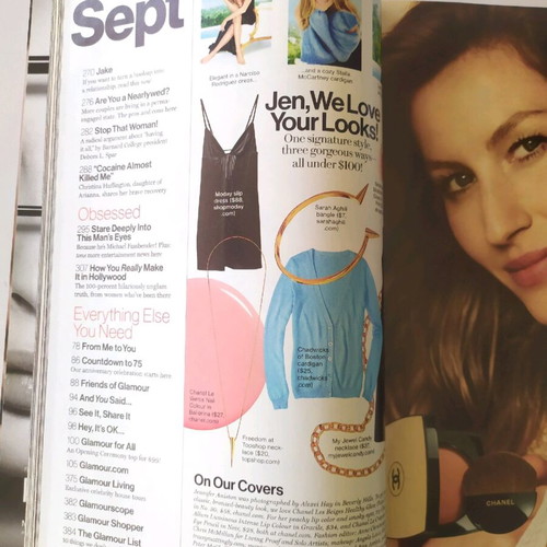 British Glamour magazine like new, September 2013
