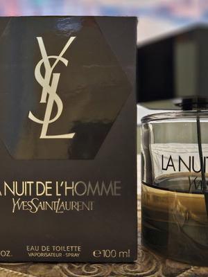 La Nuit de L'homme Eau de Toilette 40 ml used, authentic