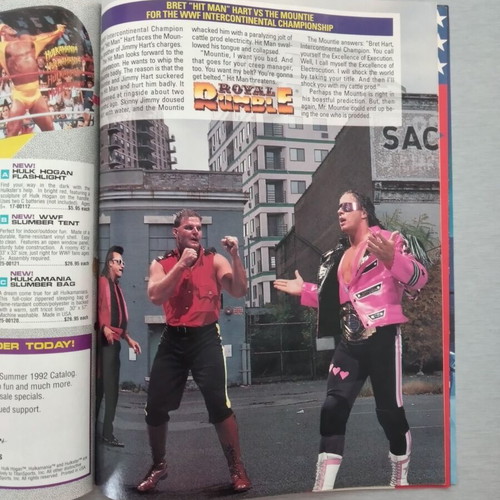 WWF/WWE Royal Rumble 1992 Official Souvenir Edition Program