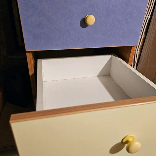 Bedside table used with 3 drawers