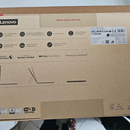 Lenovo Yoga Tab Plus 12.7" 16GB/256GB WiFi Tablet with Pen and Keyboard
