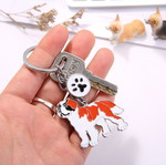 Saint Bernard dog keychain new