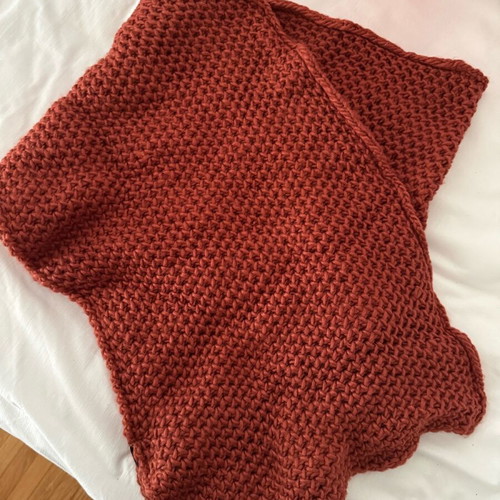 Wool scarf Zara like new, brick color