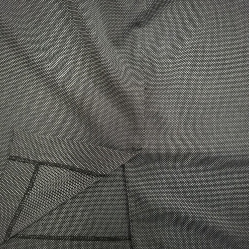 Angelo Psarros Midi Dress with Leather Detail Grey like new