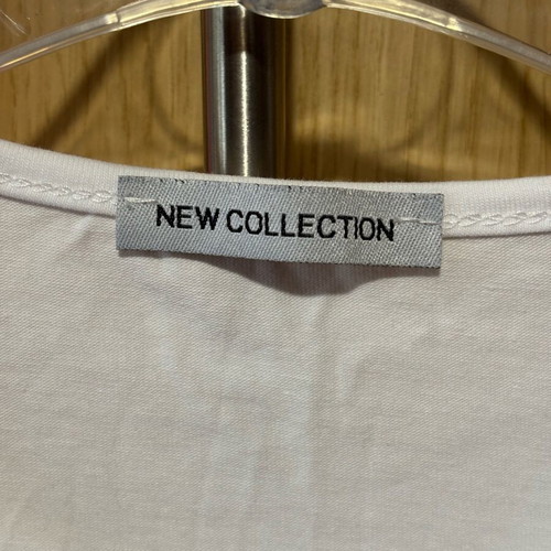 Cotton long-sleeve shirt white like new, size M