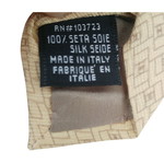 Armani Collezioni tie new gold color, 100% silk