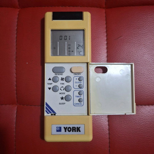York air conditioner remote control used, functional