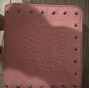 Mcm pink πορτοφόλι