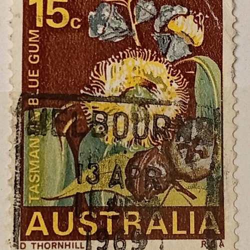 Australia stamps used, set of 3 pieces
