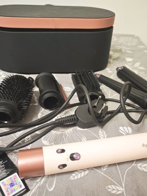 Dyson HS08 Airwrap i.d Straight + Wavy ηλεκτρική βούρτσα σαν καινούργιο, rose gold