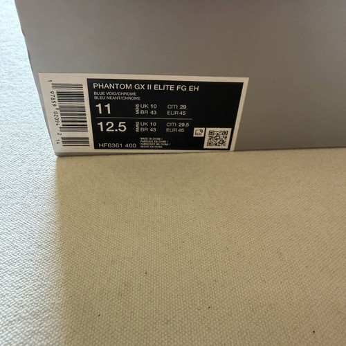 Nike Phantom 6 Elite FG football boots new, size 45, blue