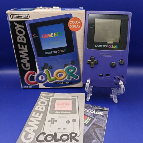 Nintendo Game Boy Color used, purple, boxed with manual
