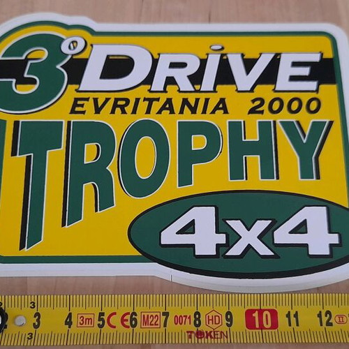 Trophy 4×4 new collectible sticker
