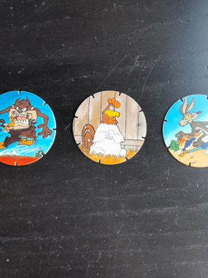Tasty cap collection used, set of 3 pieces