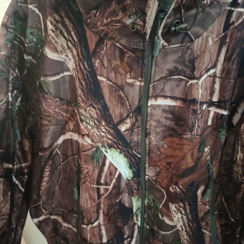 Han Wild Camouflage Hunting Jacket like new, size L, beige and green
