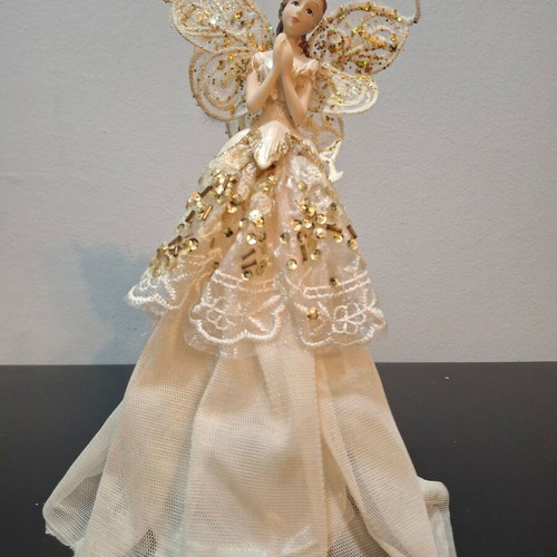Decorative fairy like new, plastic, tulle, sequins