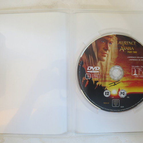 Lawrence of Arabia 2-DVD set used, 1962 adventure drama