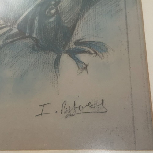 Ludwig van Beethoven engraving lithograph framed collectible