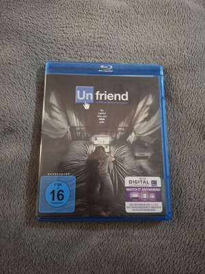 Unfriend Blu-Ray disc