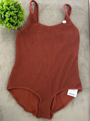 One-piece swimsuit new, size XL, brown