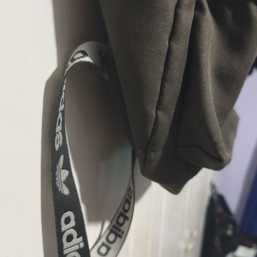 Adidas backpack with external wear