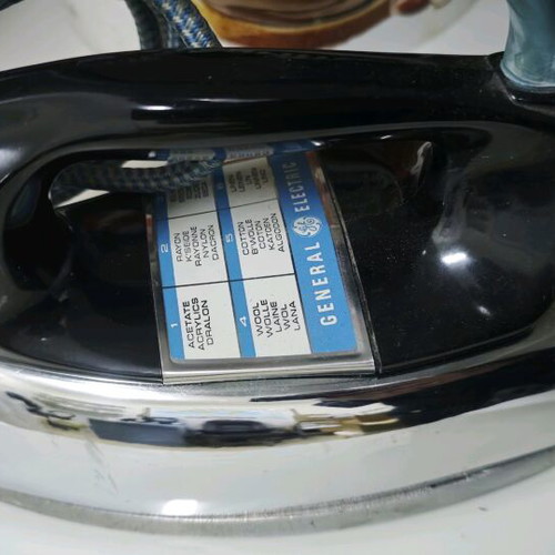 General Electric iron used, American, 70s vintage