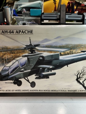 AH-64 Apache model kit 1/48 scale new, Heller (Airfix)