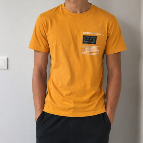 Champion T-shirt like new, size S, orange