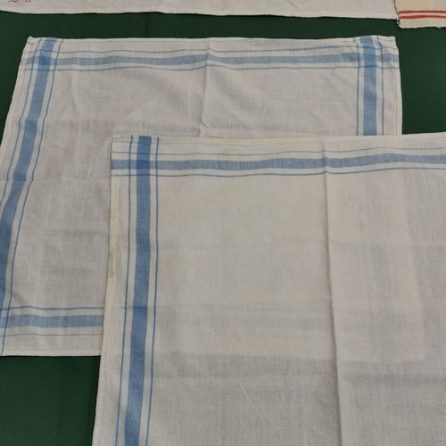 Towels used, pack of 5, various from 1950 era
