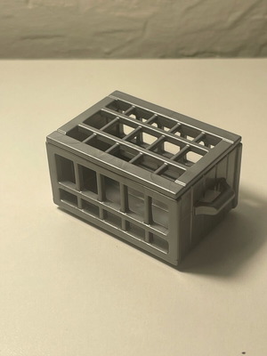 Playmobil large gray box with grilles like new