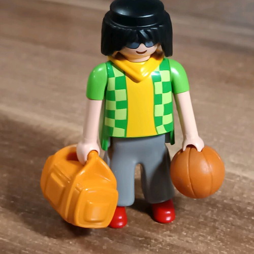 Playmobil Street Basketball Player figure like new