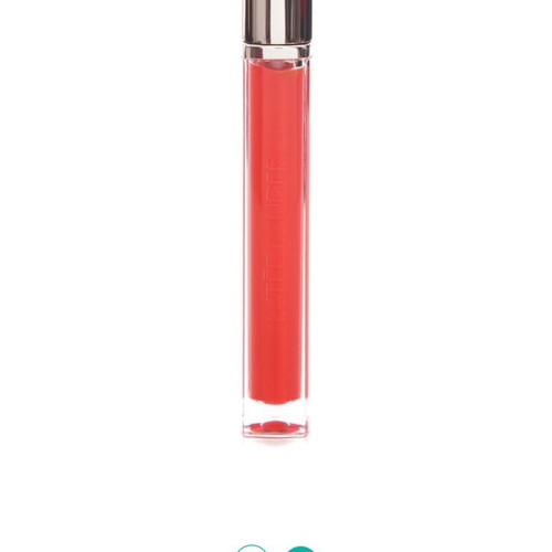 Estee Lauder matte coral orange lip gloss like new