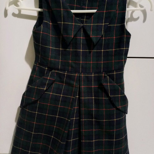 Dark blue winter dress for 4-year-old girl like new